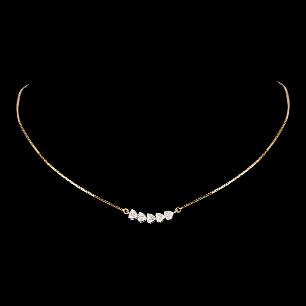 18K Two Tone Gold Diamond Jewellery - 0.331ct VVS-VS-EF