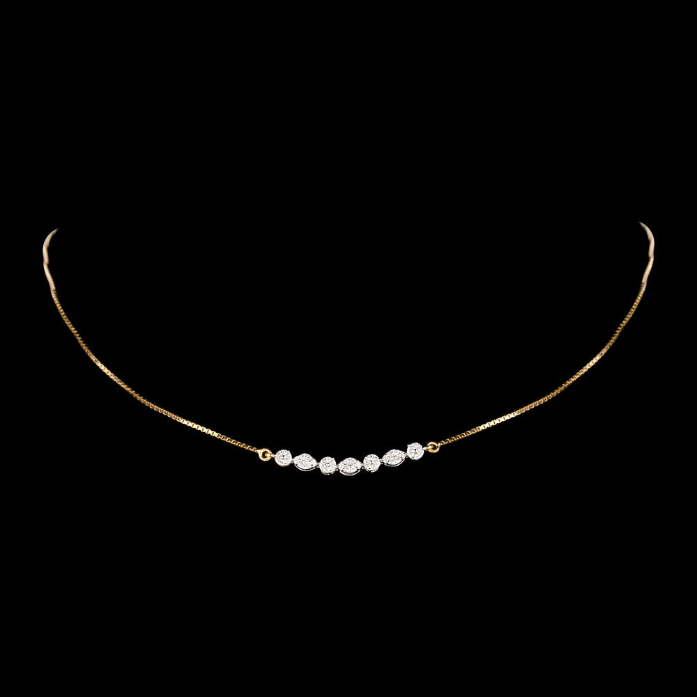 18K Two Tone Gold Diamond Jewellery - 0.463ct VVS-VS-EF
