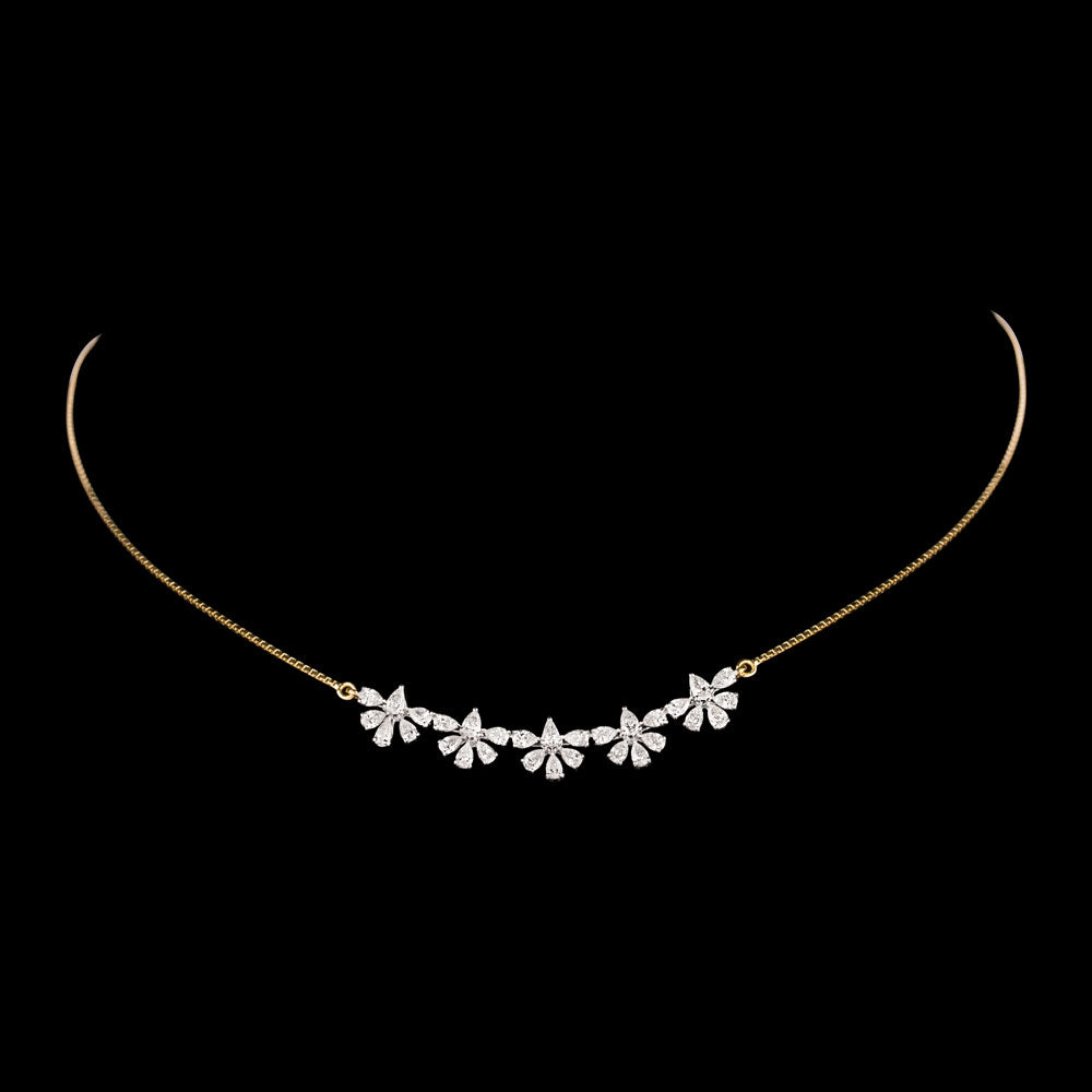 18K Two Tone Gold Diamond Jewellery - 1.874ct VVS-VS-EF