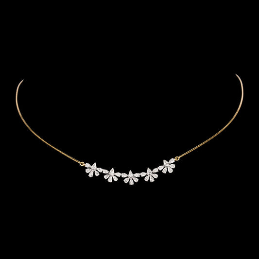 18K Two Tone Gold Diamond Jewellery - 1.874ct VVS-VS-EF