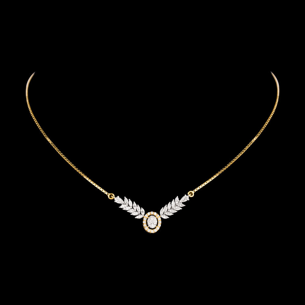18K Two Tone Gold Diamond Jewellery - 0.741ct VVS-VS-EF