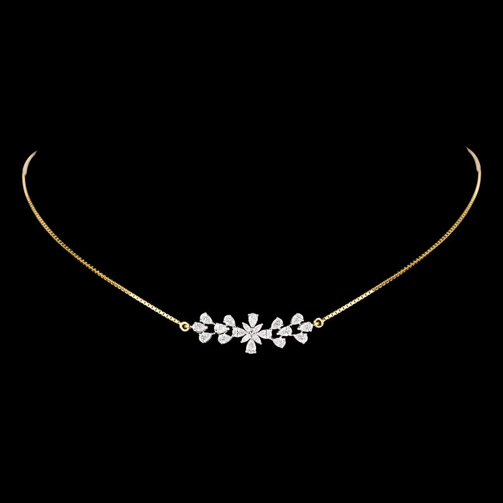 18K Two Tone Gold Diamond Jewellery - 1.248ct VVS-VS-EF