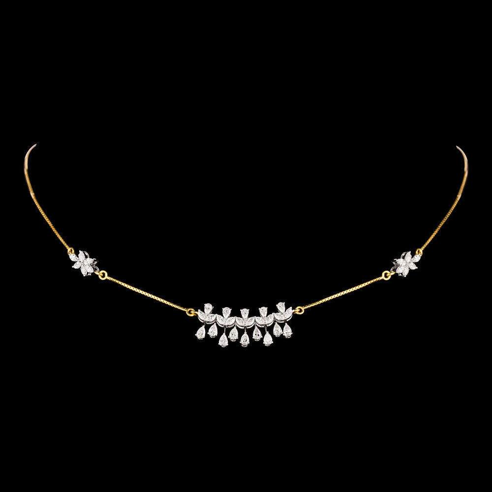 18K Two Tone Gold Diamond Jewellery - 1.989ct VVS-VS-EF