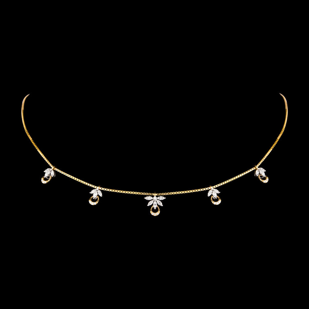 18K Two Tone Gold Diamond Jewellery - 0.771ct VVS-EF