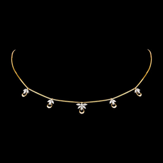 18K Two Tone Gold Diamond Jewellery - 0.771ct VVS-EF