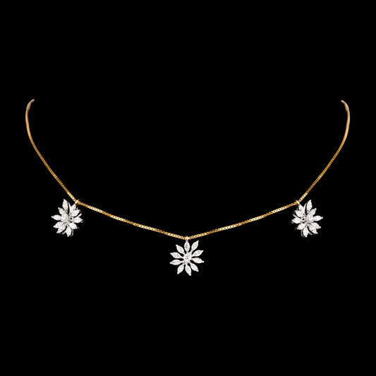 18K Two Tone Gold Diamond Jewellery - 1.394ct VVS-VS-EF