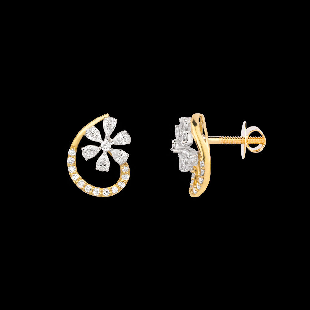 18K Two Tone Gold Diamond Jewellery - 0.516ct VVS-EF