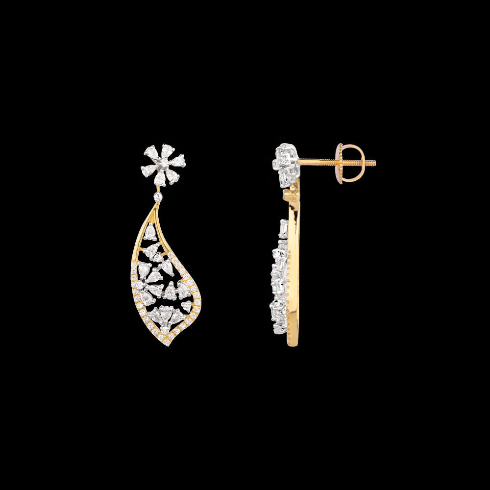 18K Two Tone Gold Diamond Jewellery - 1.271ct VVS-EF