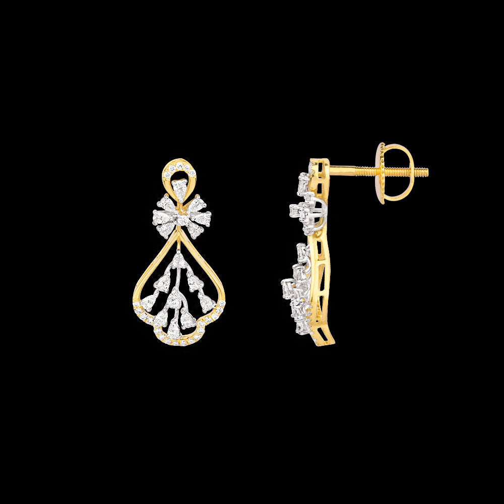 18K Two Tone Gold Diamond Jewellery - 1.022ct VVS-EF