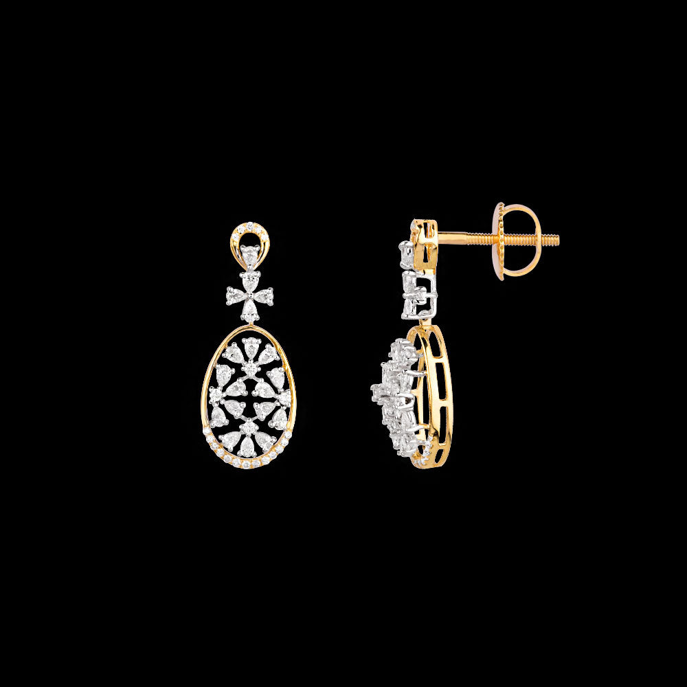 18K Two Tone Gold Diamond Jewellery - 1.265ct VVS-EF