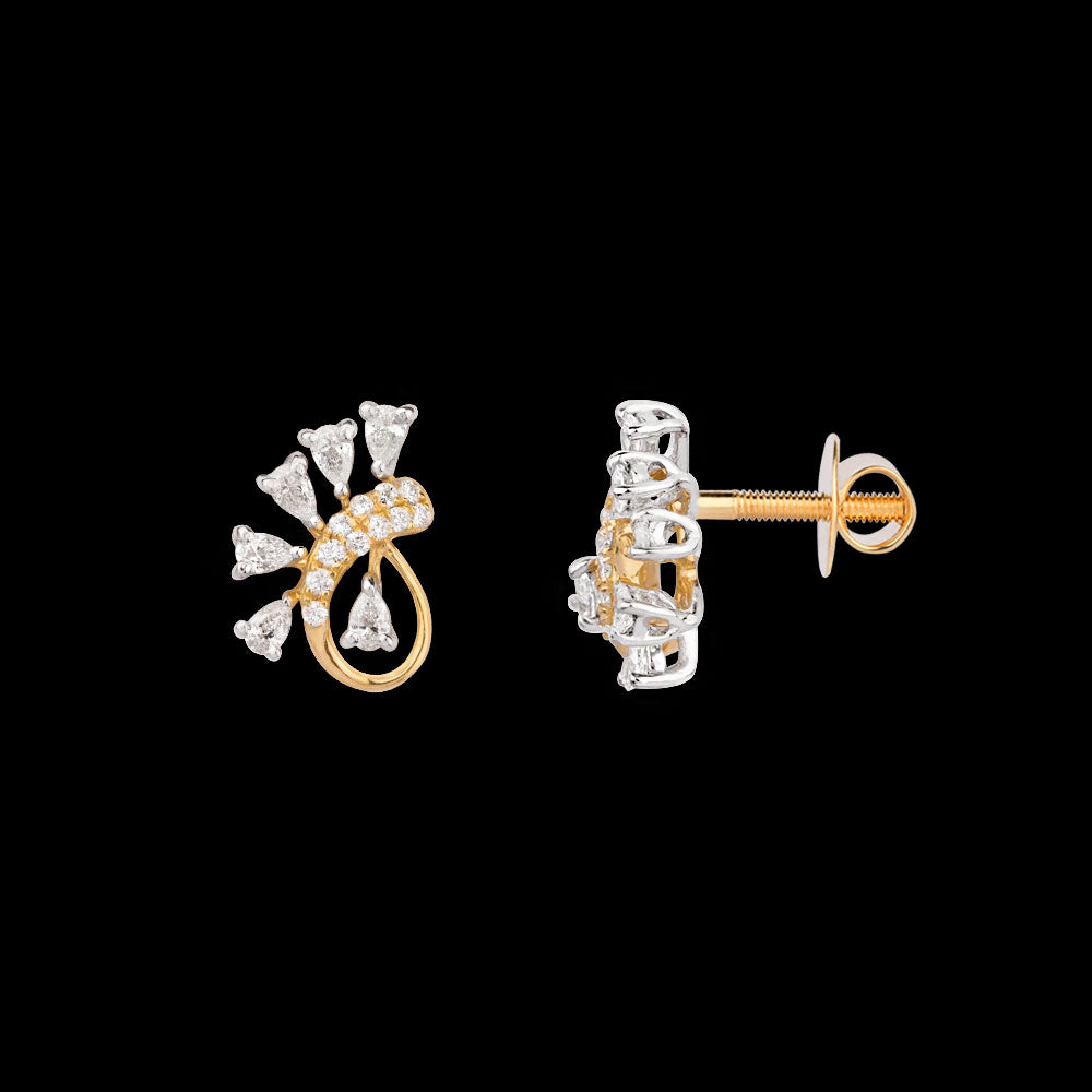 18K Two Tone Gold Diamond Jewellery - 0.392ct VVS-EF