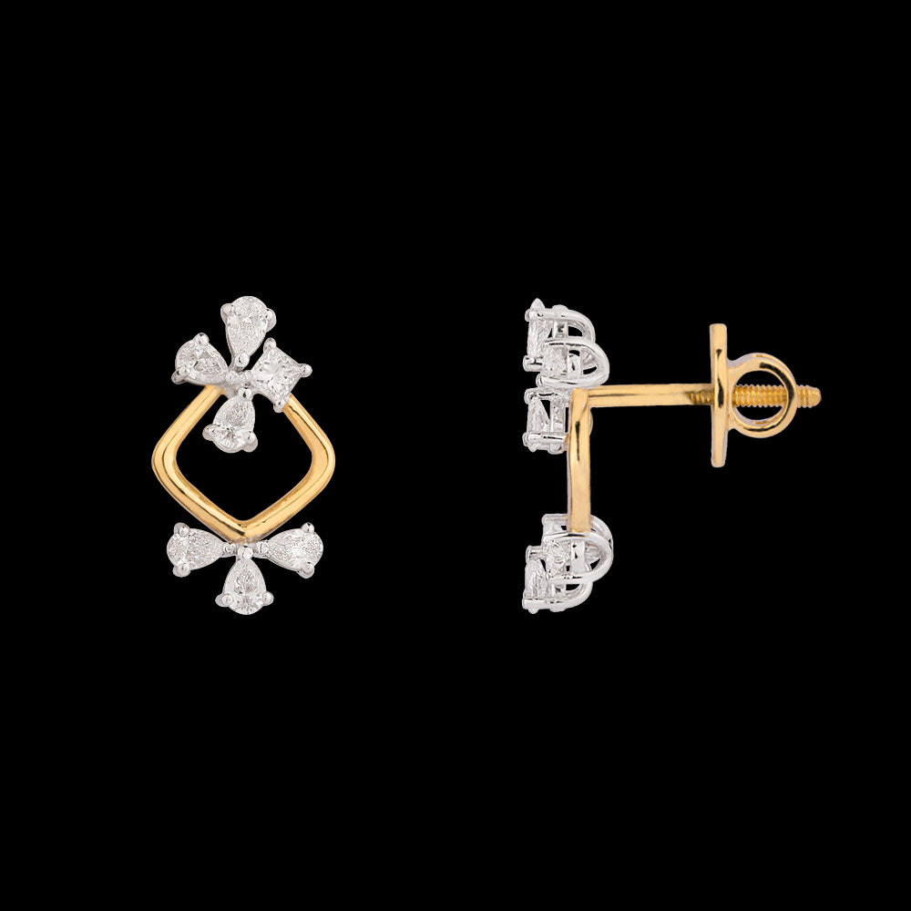 18K Two Tone Gold Diamond Jewellery - 0.72ct VVS-VS-EF