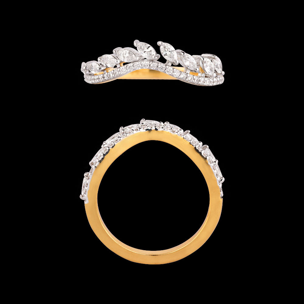 18K Rose Gold Diamond Ring - 0.521ct VVS-VS-EF