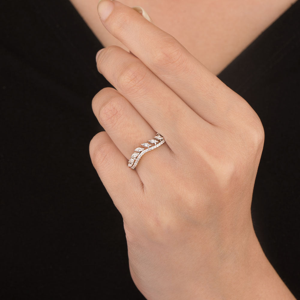 18K Rose Gold Diamond Ring - 0.521ct VVS-VS-EF