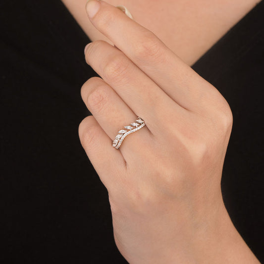 18K Rose Gold Diamond Ring - 0.521ct VVS-VS-EF