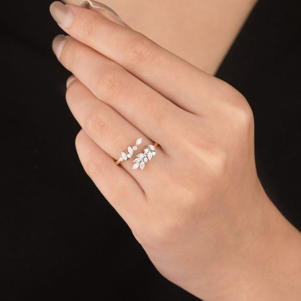 18K Rose Gold Diamond Ring - 0.479ct VVS-VS-EF