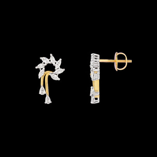 18K Rose Gold Diamond Jewellery - 0.576ct VVS-EF