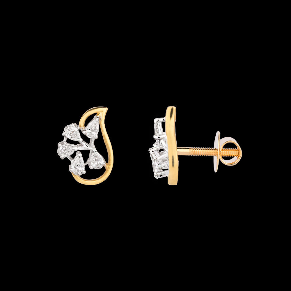 18K Two Tone Gold Diamond Jewellery - 0.3ct VVS-EF