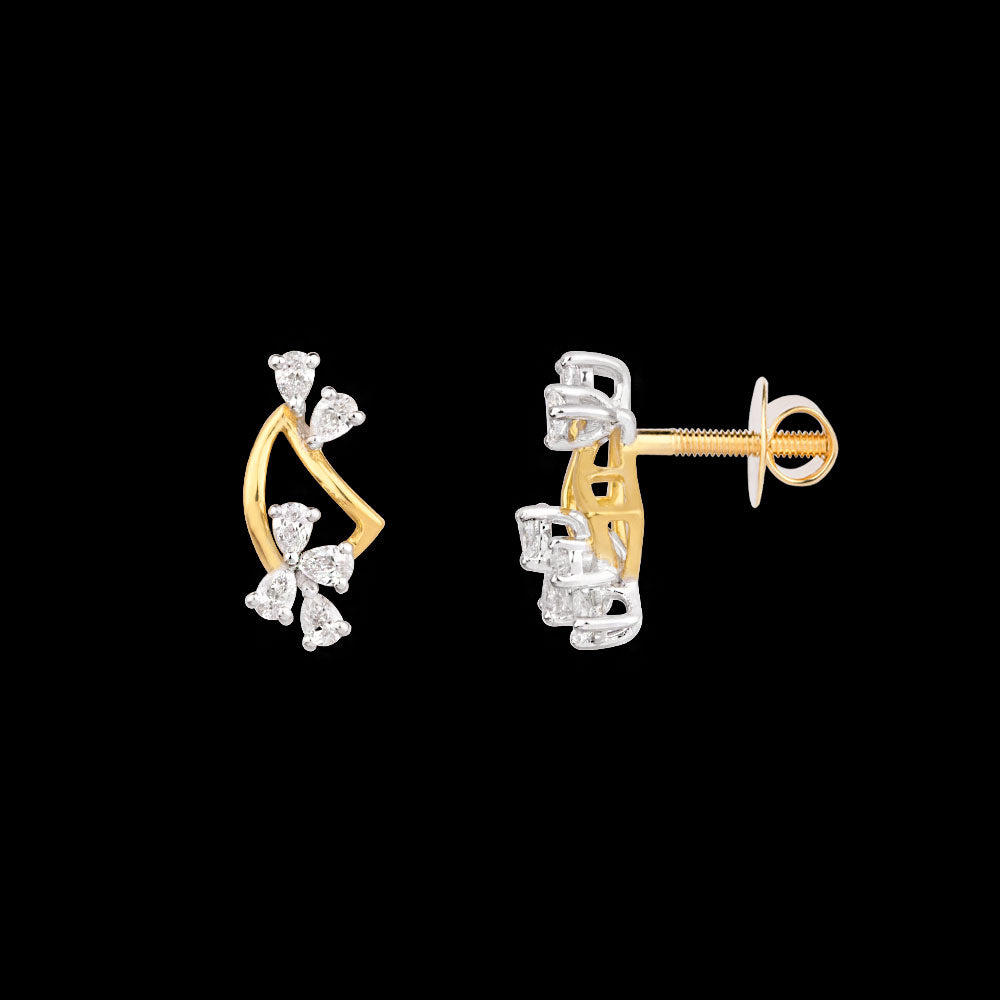 18K Two Tone Gold Diamond Jewellery - 0.375ct VVS-EF