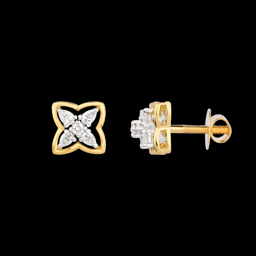 18K Two Tone Gold Diamond Jewellery - 0.27ct VVS-VS-EF