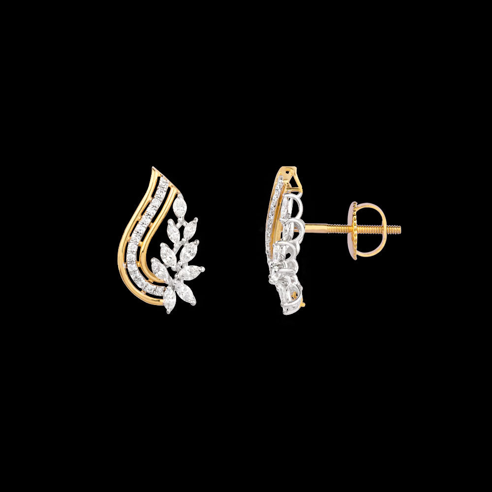 18K Two Tone Gold Diamond Jewellery - 0.87ct VVS-EF