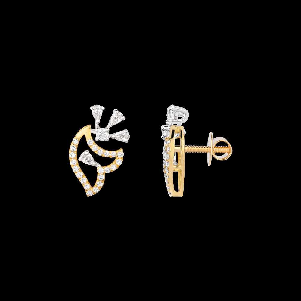 18K Two Tone Gold Diamond Jewellery - 0.515ct VVS-EF