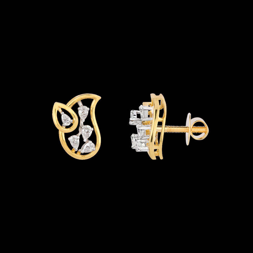 18K Two Tone Gold Diamond Jewellery - 0.4ct VVS-EF