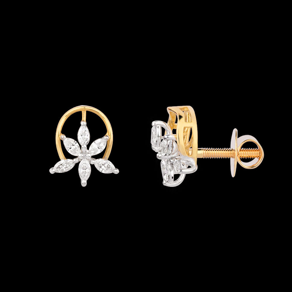 18K Two Tone Gold Diamond Jewellery - 0.425ct VVS-EF