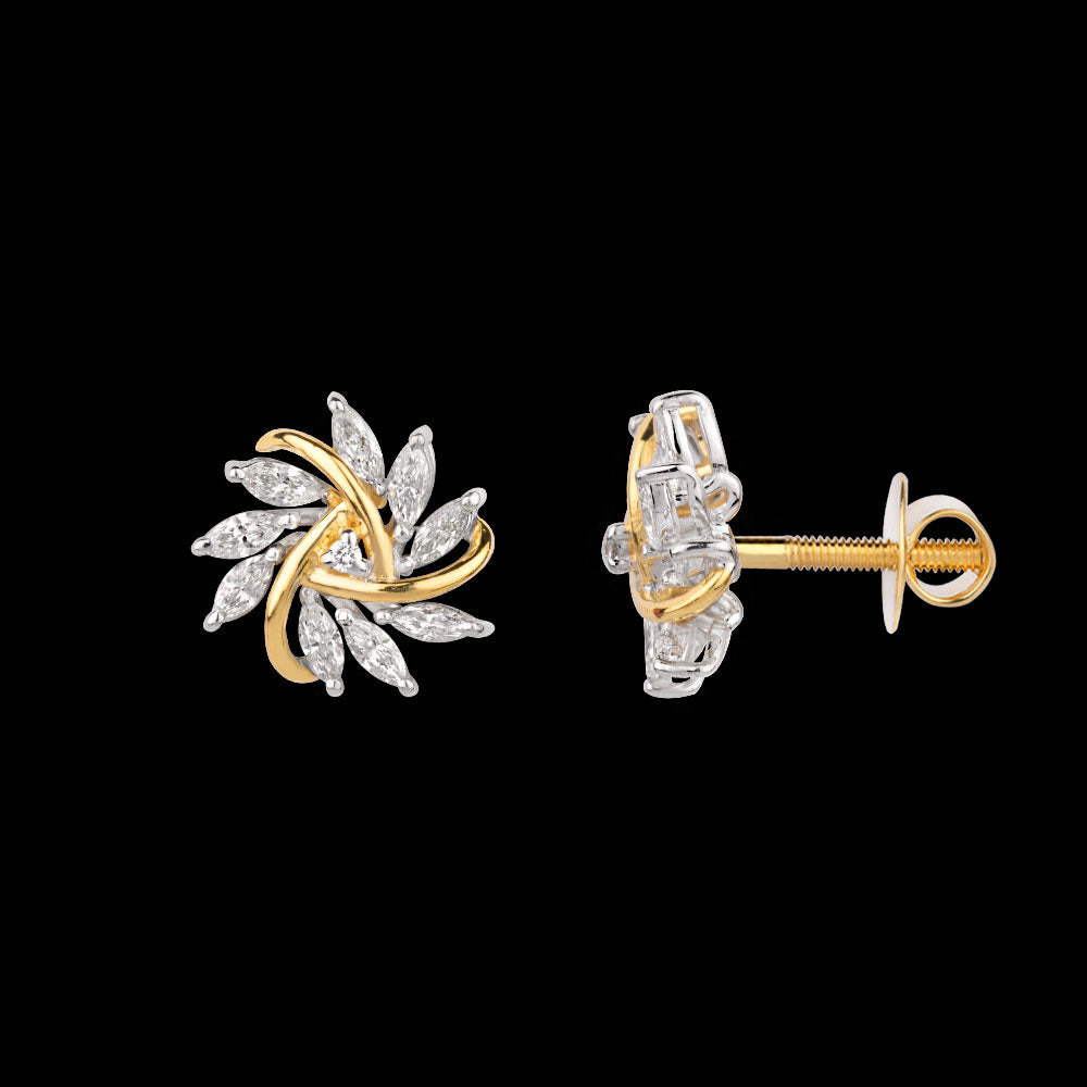 14K Two Tone Gold Diamond Jewellery - 0.512ct VVS-VS-EF