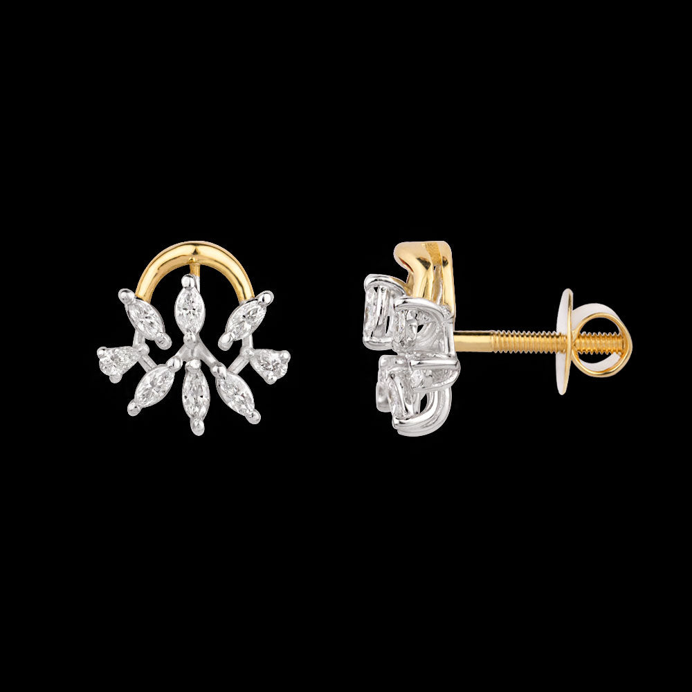 18K Two Tone Gold Diamond Jewellery - 0.4ct VVS-EF