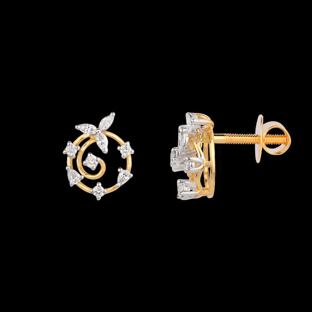 18K Two Tone Gold Diamond Jewellery - 0.37ct VVS-VS-EF