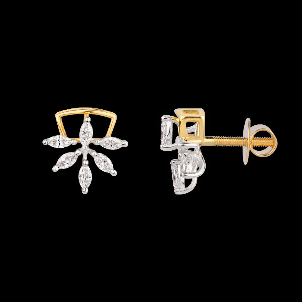 18K Two Tone Gold Diamond Jewellery - 0.27ct VVS-EF