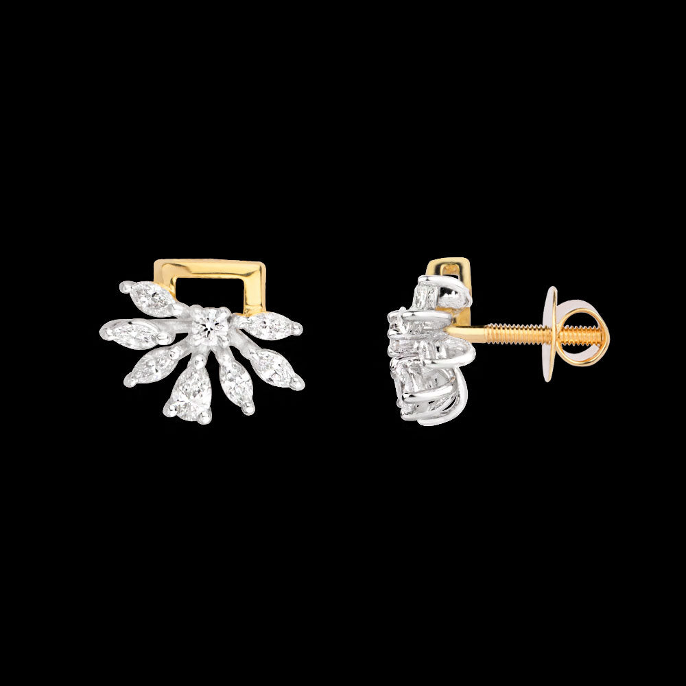 18K Two Tone Gold Diamond Jewellery - 0.585ct VVS-EF