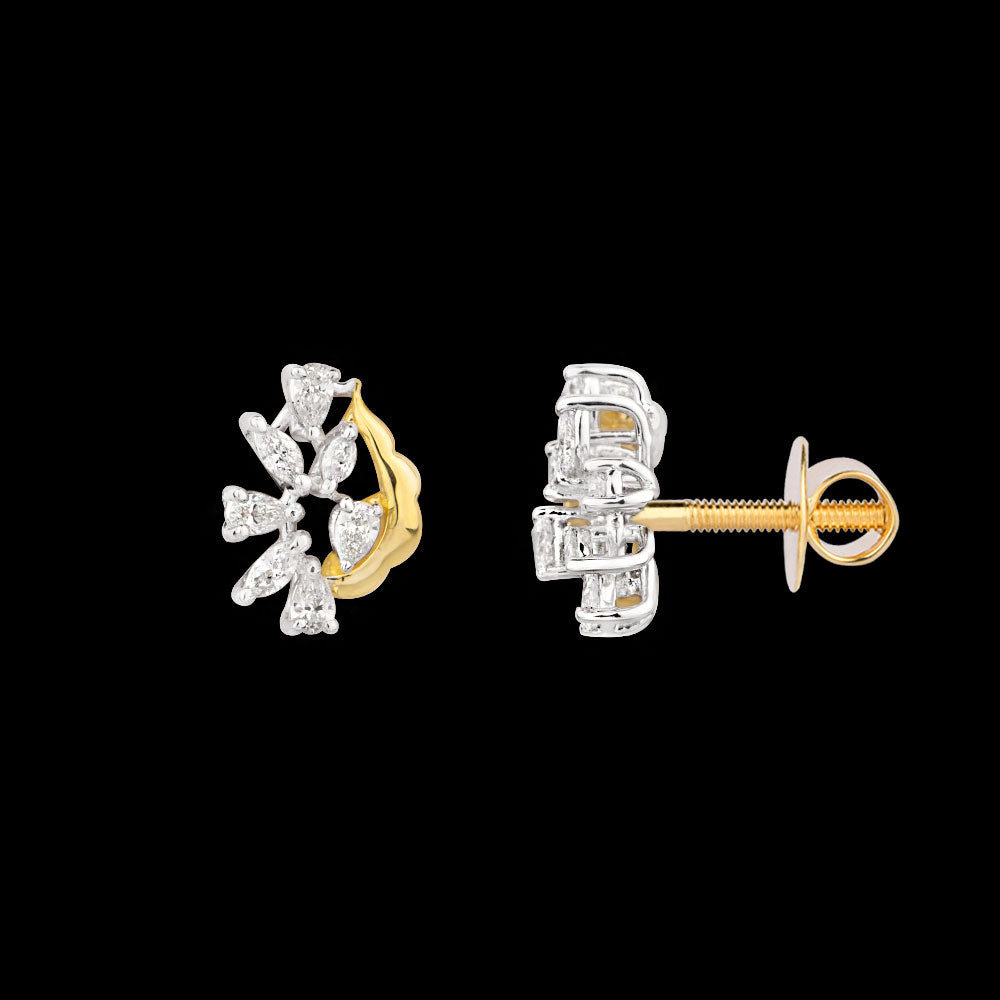 18K Two Tone Gold Diamond Jewellery - 0.45ct VVS-EF