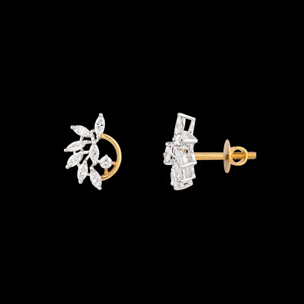 18K Two Tone Gold Diamond Jewellery - 0.38ct VVS-EF
