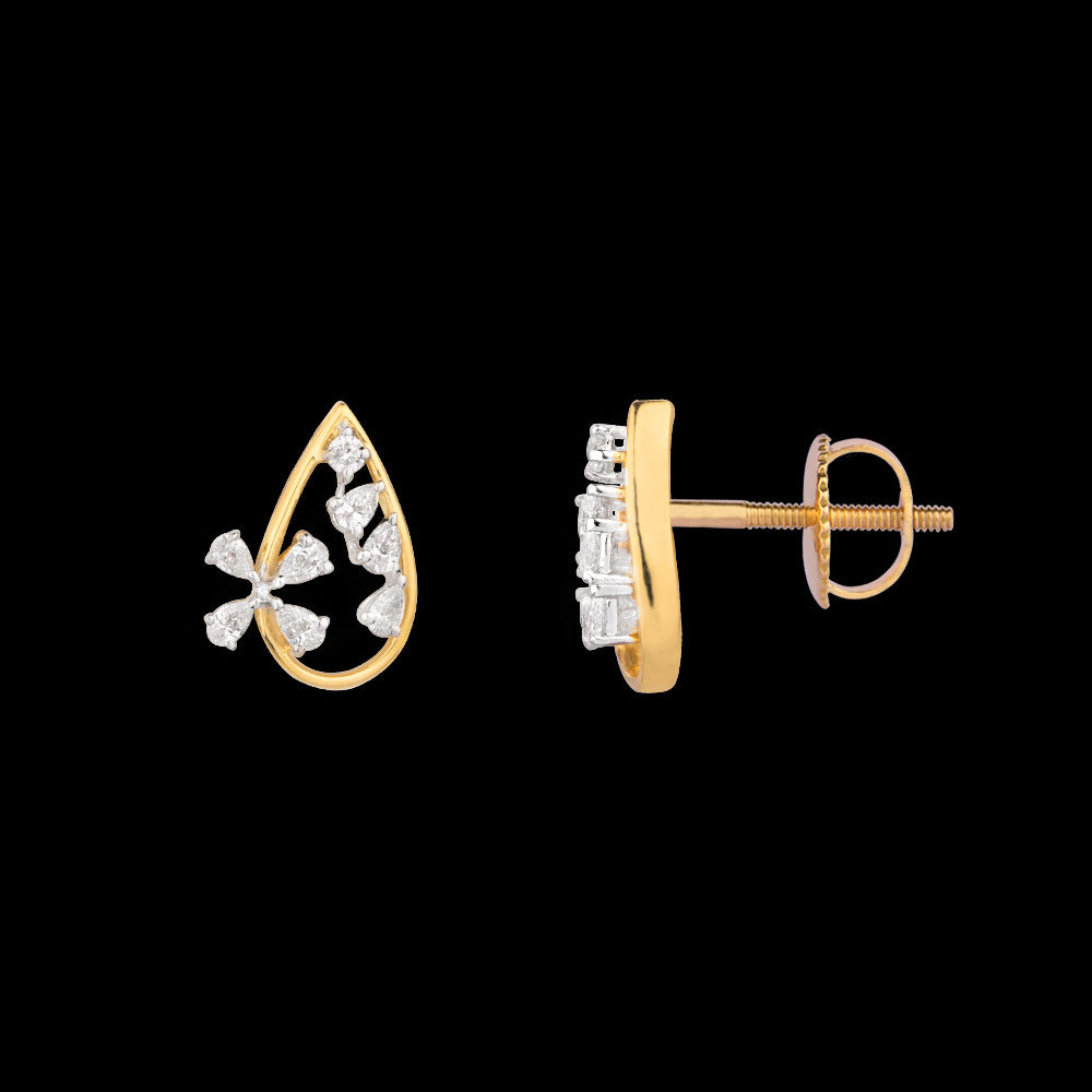 18K Two Tone Gold Diamond Jewellery - 0.45ct VVS-EF