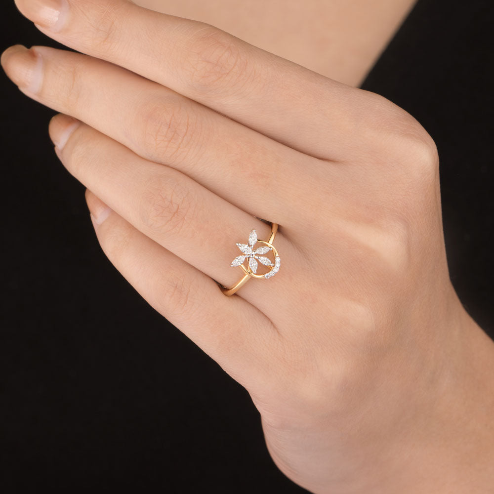 18K Two Tone Gold Diamond Jewellery - 0.24ct VVS-VS-EF