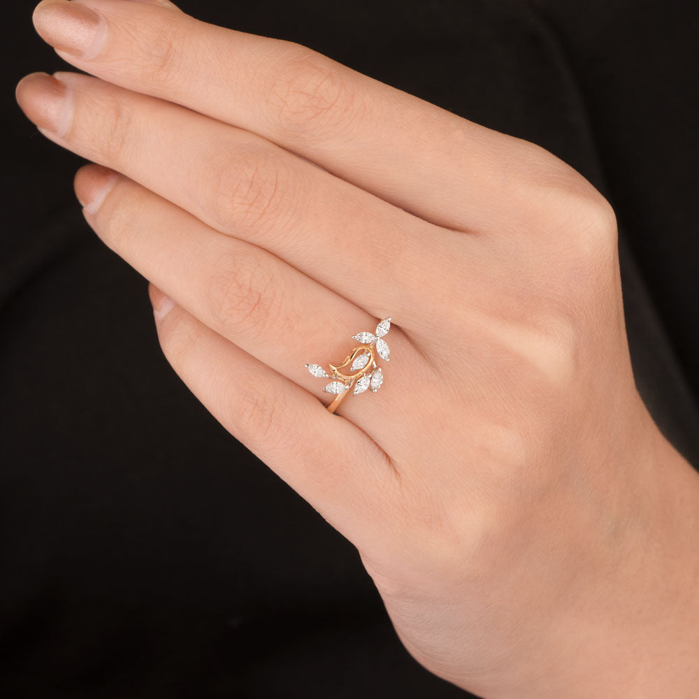 18K Two Tone Gold Diamond Jewellery - 0.29ct VVS-EF