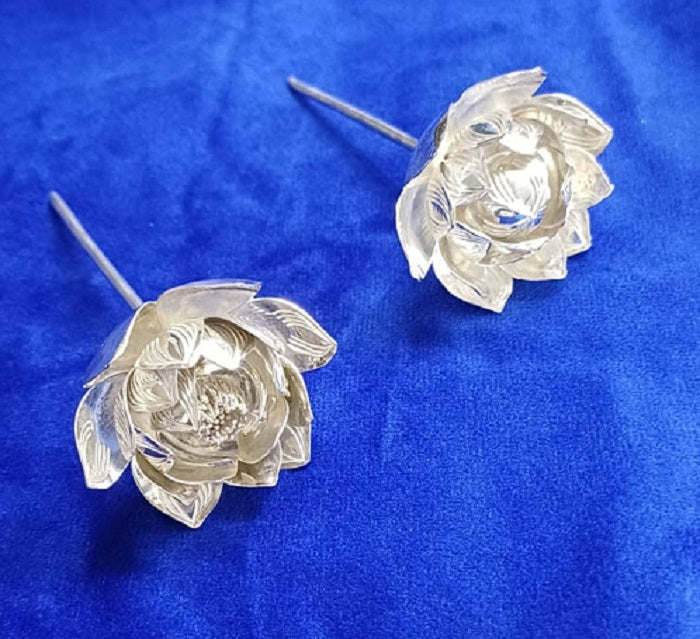 Silver lotus jewelry hotsell
