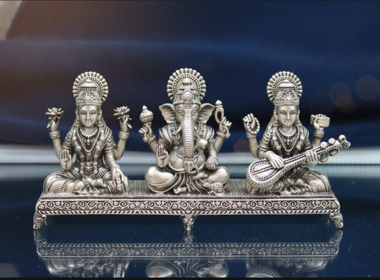 Silver statue of god's