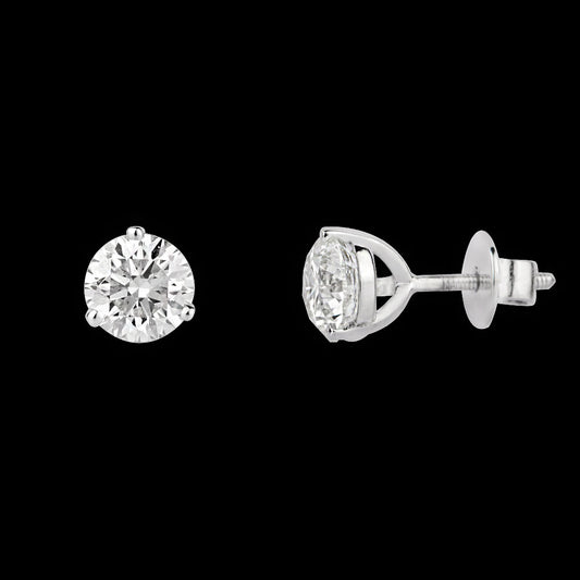 18K White Gold Earrings