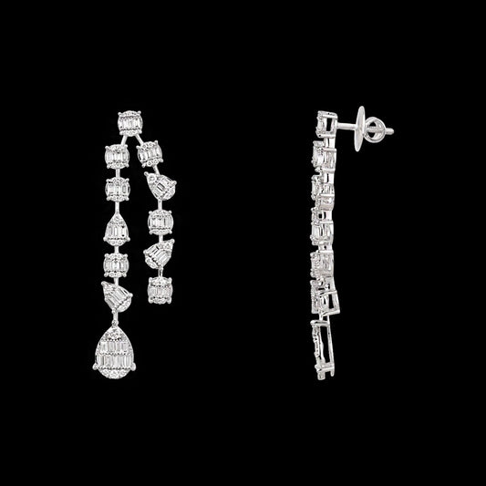 18K White Gold Diamond Jewellery - 2.095ct VVS-VS-GH