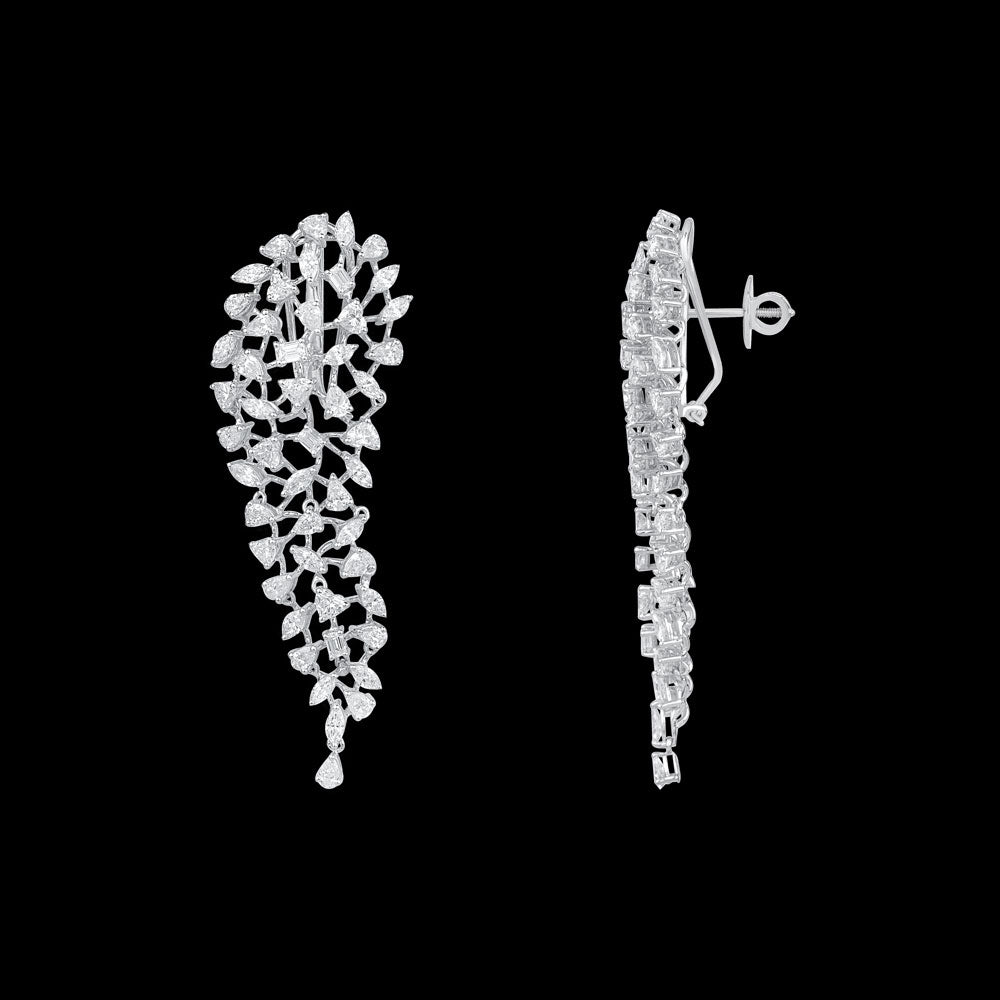 18K White Gold Diamond Jewellery - 10.247ct VVS-VS-EF
