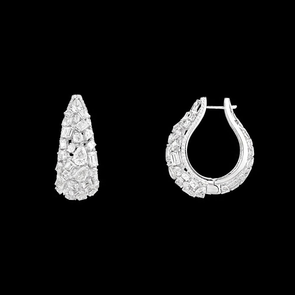 18K White Gold Diamond Jewellery - 11.095ct SI-GH