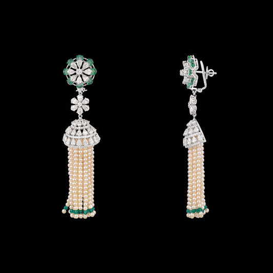 14K White Gold Diamond Jewellery - 11.202ct VS-SI-HI with Colour Stones