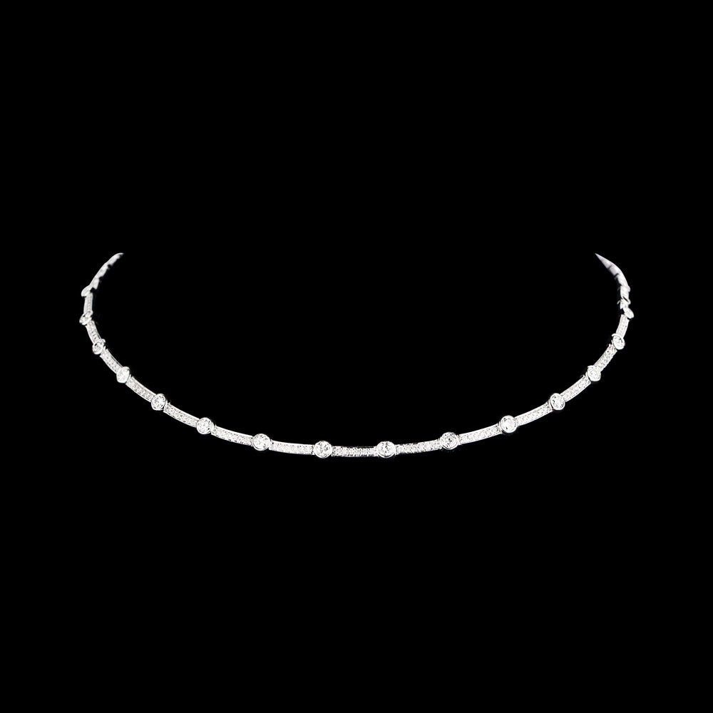 14K White Gold Diamond Jewellery - 0.931ct SI-IJ