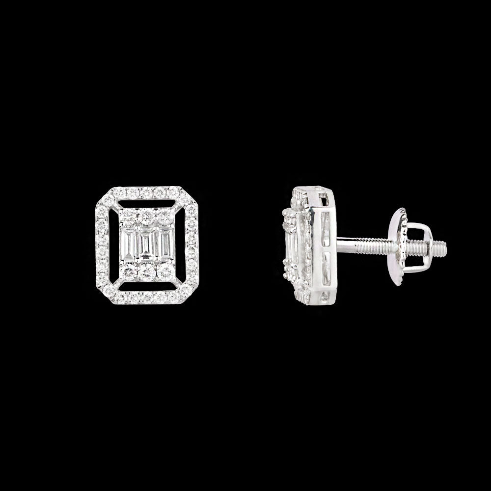 14K White Gold Diamond Jewellery - 0.948ct SI-IJ