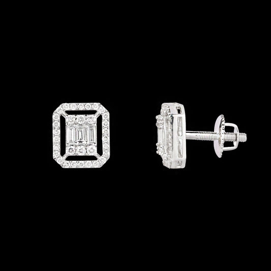14K White Gold Diamond Jewellery - 0.948ct SI-IJ