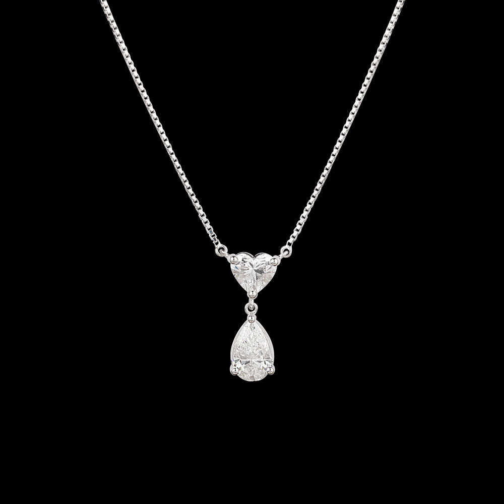 18K White Gold Pendant