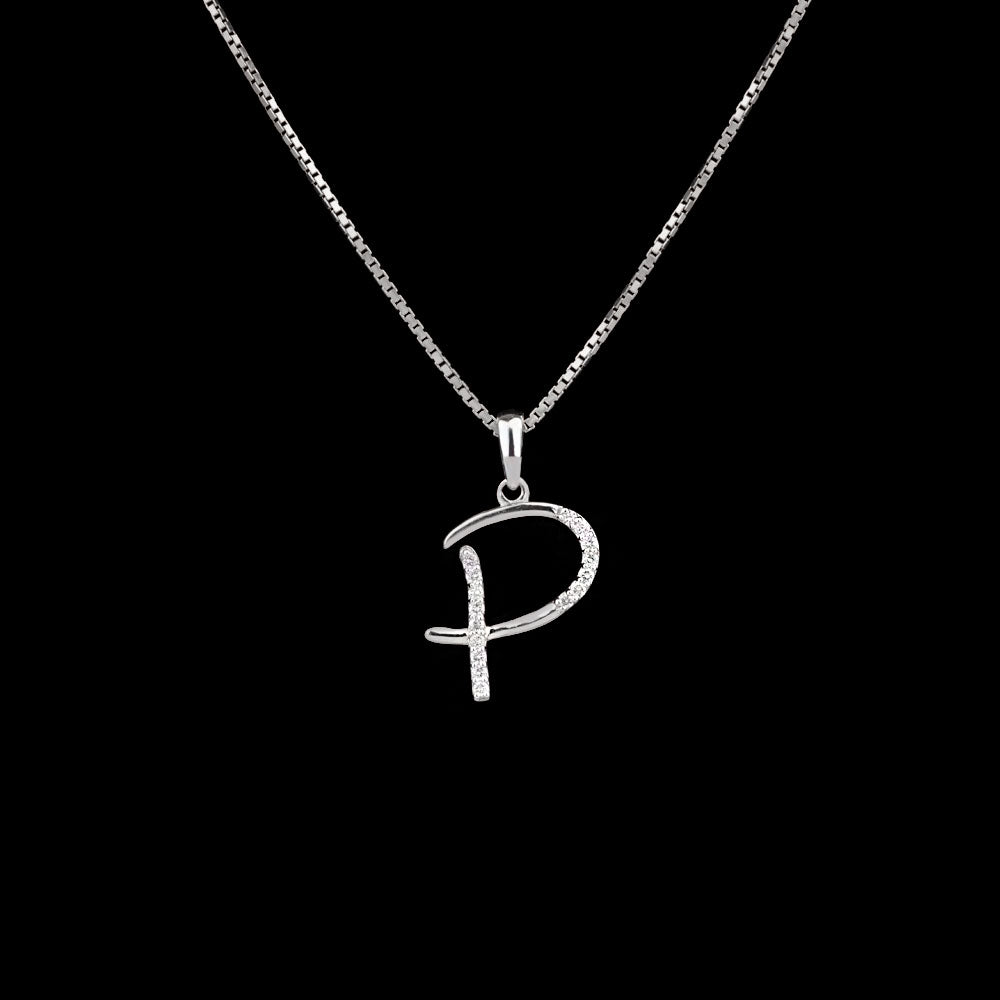 14K White Gold Diamond Pendant - 0.1ct SI-IJ